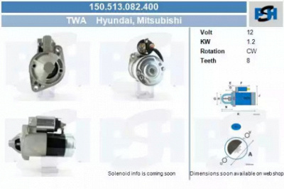 CV PSH 150513082400 -  Стартер